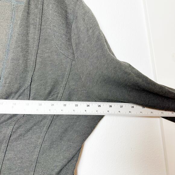 Torrid Women's Gray Blazer Zip Front Cardigan Blazer sz 2X - Picture 7 of 9